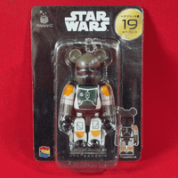 Bearbrick Unbreakable - Star Wars: #19 Boba Fett - Sealed in Packet
