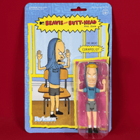 Beavis and Butthead: The Great Cornholio - Super7 ReAction Figure - Sealed on Card