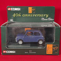 Corgi 04504 - Mini 'Island Blue' - 40th Anniversary - Sealed in Case