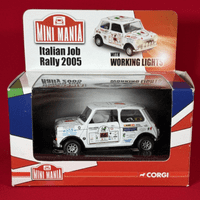 Corgi CC82247: Classic Mini - Team 66 Italian Job Rally 2005- Working Lights!