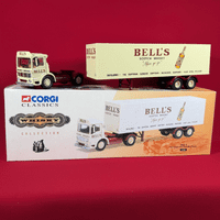 Corgi Classics Whiskey: BELL's AEC Ergomatic with Box Trailer - Complete In Box