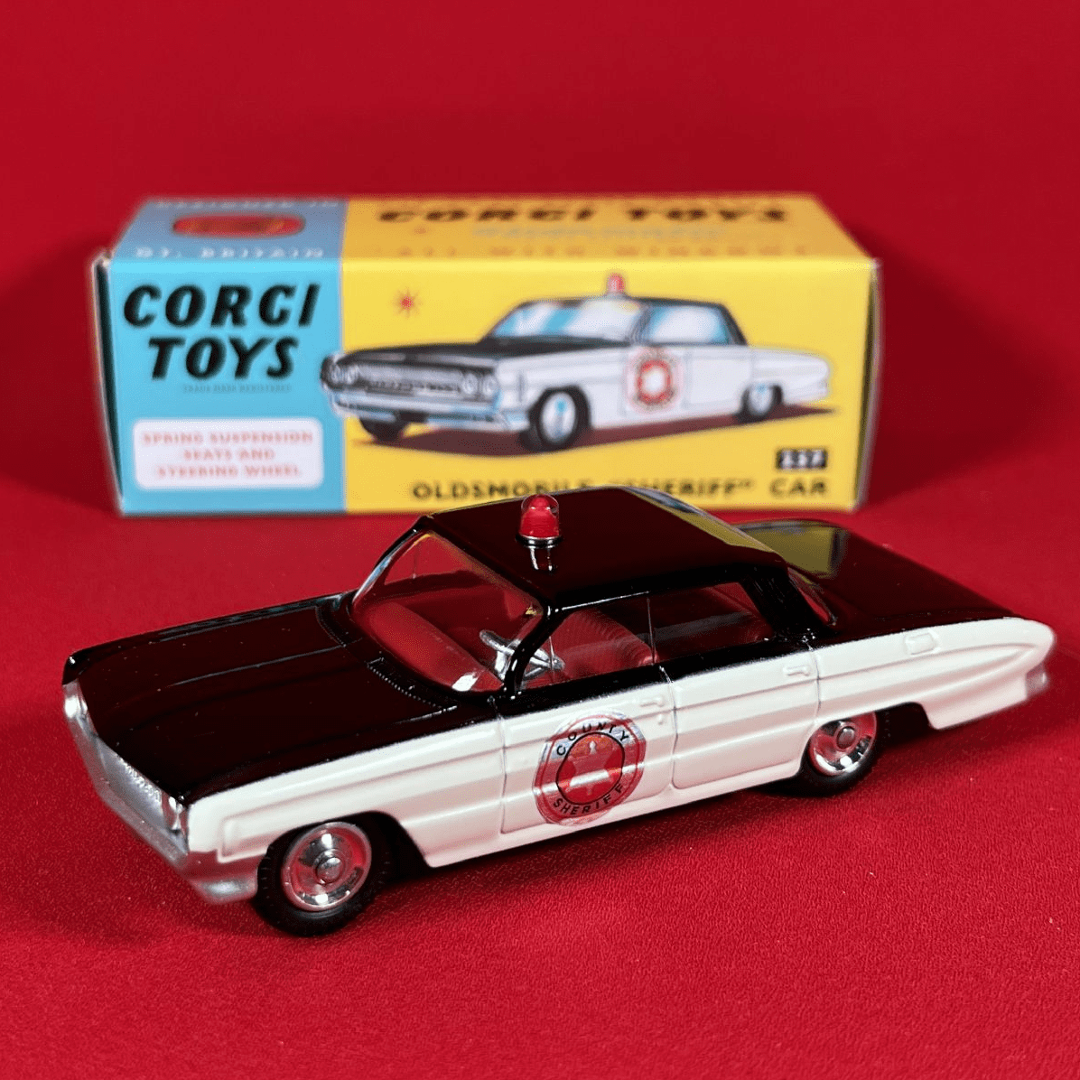 Corgi Model Club 237 Oldsmobile Sheriff Car - Mint & Boxed