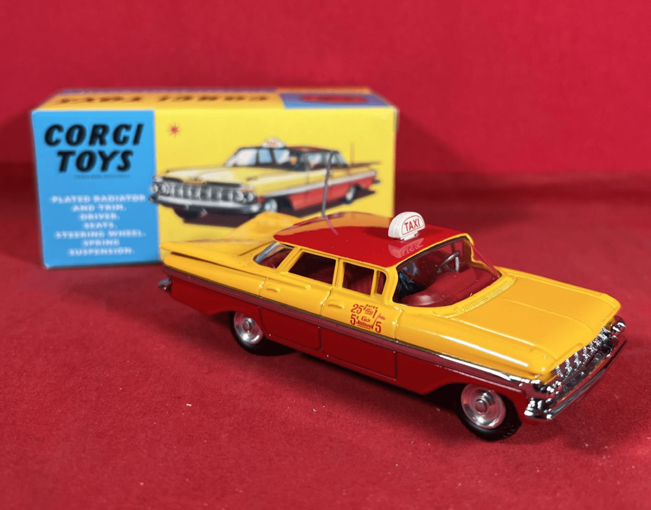 Corgi Model Club 480 Chevrolet Taxi Cab - Mint & Boxed
