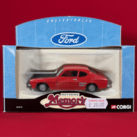 Corgi Motoring Memories: 61213 Ford Capri Mk I - Red & Black - Complete in Box