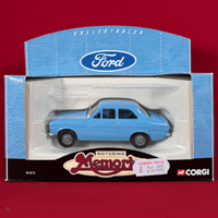 Corgi Motoring Memories: 61213 Ford Escort Saloon Mk I - Sky Blue - Complete in Box