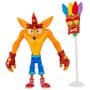 Crash Bandicoot: Crash with Aku Aku Mask - Action Figure
