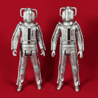 Doctor Who Classic Series: 'revenge of the Cybermen' PAIR of Cybermen - Original FP Release!