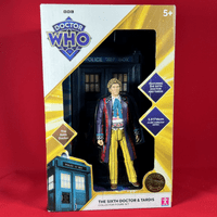 Doctor Who Classic Series: The Ultimate Adventure The Sixth Doctor & Tardis Set - Complete in Box