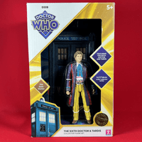 Doctor Who Classic Series: The Ultimate Adventure The Sixth Doctor & Tardis Set - Complete in Box M