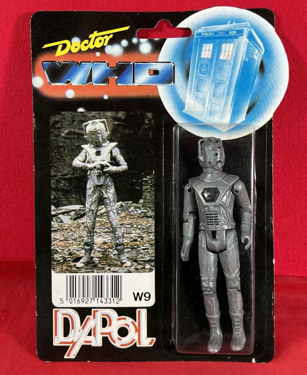 Figurine DAPOL Cyberman Doctor Who 1987 - Sous Blister Rainbow Card - MINT