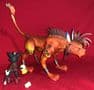 Final Fantasy VII: Red XIII & Cait Sith - Play Arts Action Figure - ULTRA RARE!