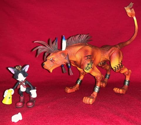 Final Fantasy VII: Red XIII & Cait Sith - Play Arts Action Figure - ULTRA RARE!