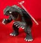 Gamera 3 Revenge of Iris: Gamera (Dark Green) - 13cm Tall Soft Vinyl Figure