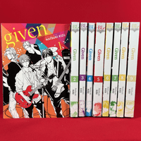 Given - Volumes 1 to 9 - Full Set of 9 TPBs/Graphic Novel - BL/Yaoi
