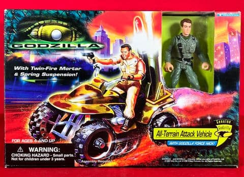 Godzilla: All-Terrain Attack Vehicle - Vehicle for Action Figures - Complete & Boxed