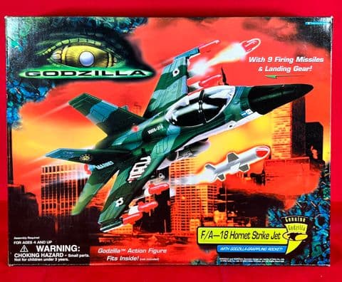 Godzilla: F/A-18 Hornet Strike Jet - Vehicle for Action Figures - Complete & Boxed