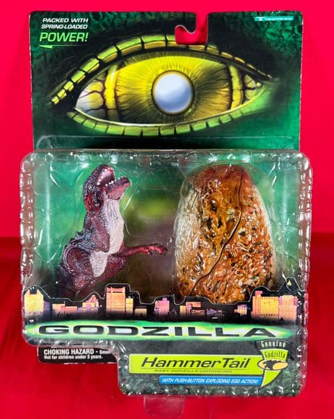 Godzilla: Hammer Tail Baby Godzilla Hatchling - Action Figure - Sealed on Card