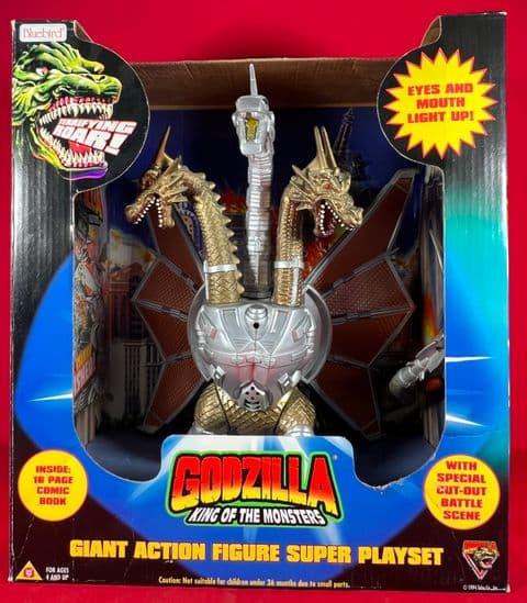 Godzilla King of the Monsters: Giant Action Figure Mech-King Ghidorah - Complete & Boxed