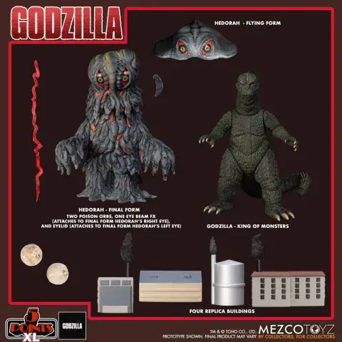 Godzilla Vs Hedorah - 5 Points XL - Action Figure Box Set