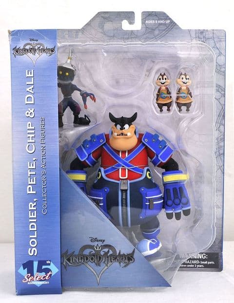 Kingdom Hearts: Soldier, Pete, Chip & Dale - Diamond Select Action Figure