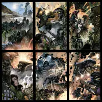 Kong On The Planet Of The Apes - Full Set of 6 Comics - Virgin Connecting Variant Covers!