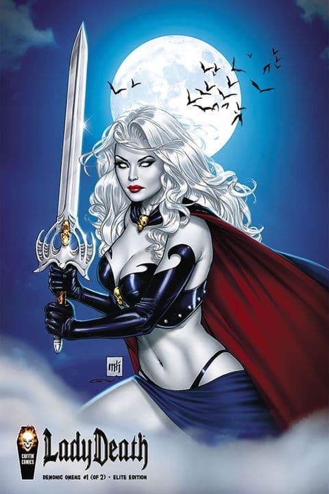 Lady Death: Demonic Omens #1 (of 2) - Elite Edition - 1:10 Incentive