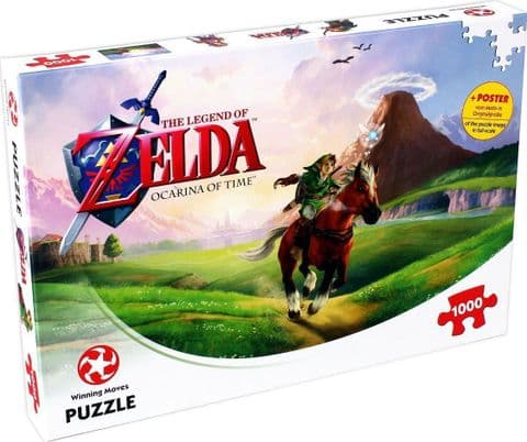 Legend of Zelda: Ocarina of Time - 1000 Piece Jigsaw Puzzle & Poster!