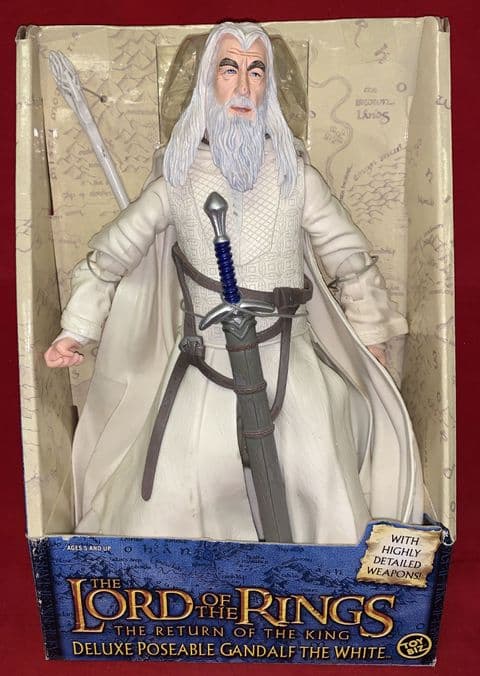 Lord of the Rings Return of the King: Deluxe Poseable Gandalf the White - 12