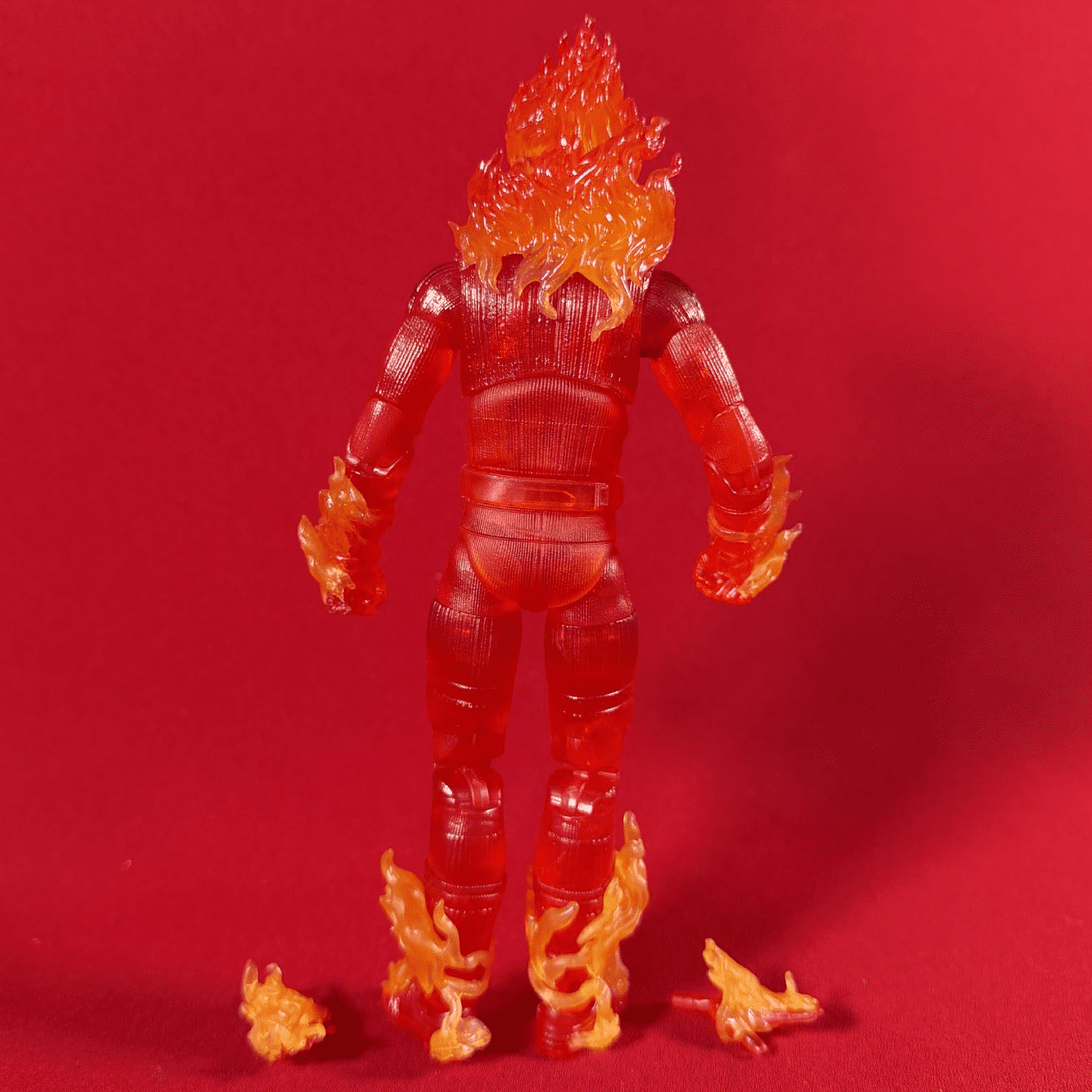 Marvel Legends Fantastic Four First Steps Human Torch - Complete Loose ...