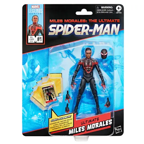 Marvel Legends Mini-Comic Wave Miles Morales The Ultimate Spider-Man