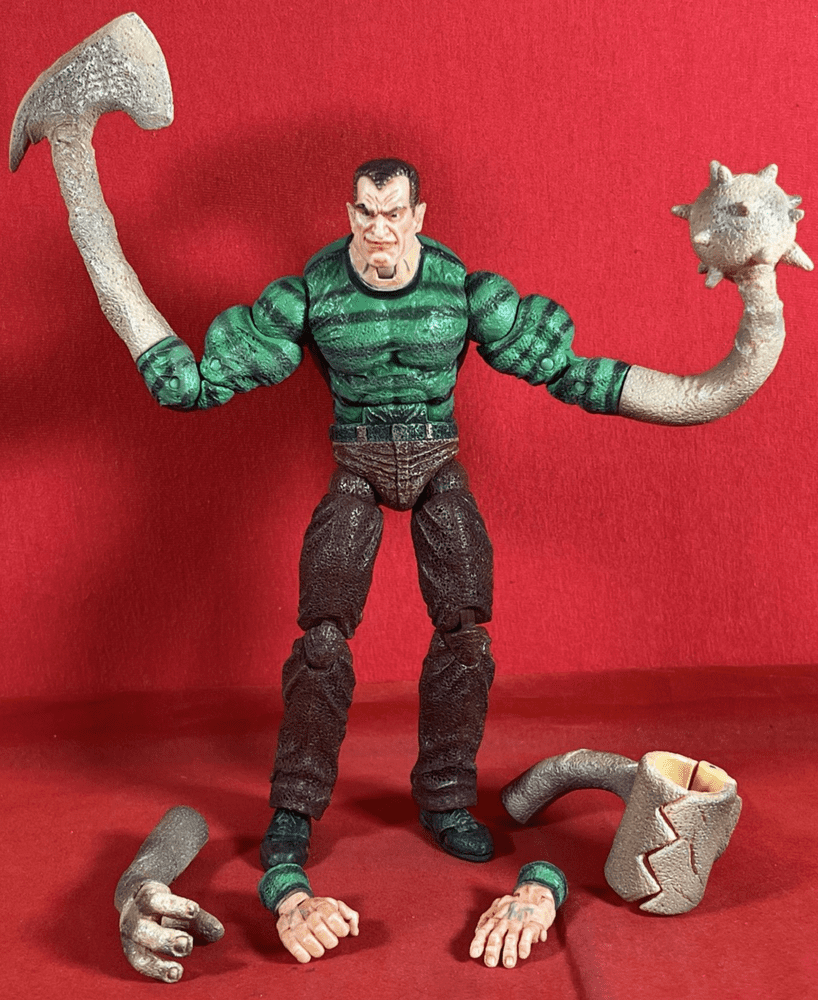 Marvel Legends Spider Man Classics Sandman Complete Loose Action