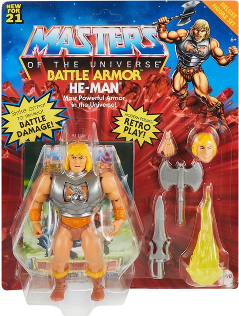 Masters of the Universe Origins: Battle Armor He-Man - Deluxe