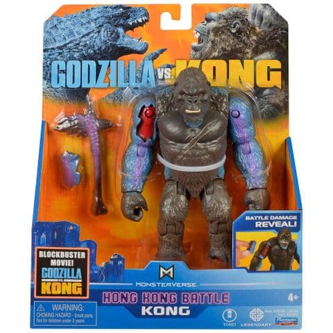 MonsterVerse Godzilla Vs Kong: Hong Kong Battle King Kong - Action Figure