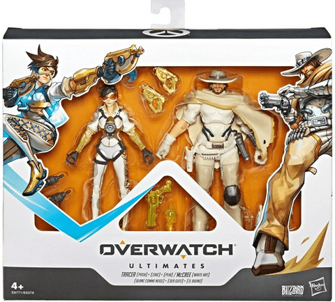 Overwatch - Ultimates Action Figure: Tracer (Posh) & McCree (White Hat) - 2-Pack