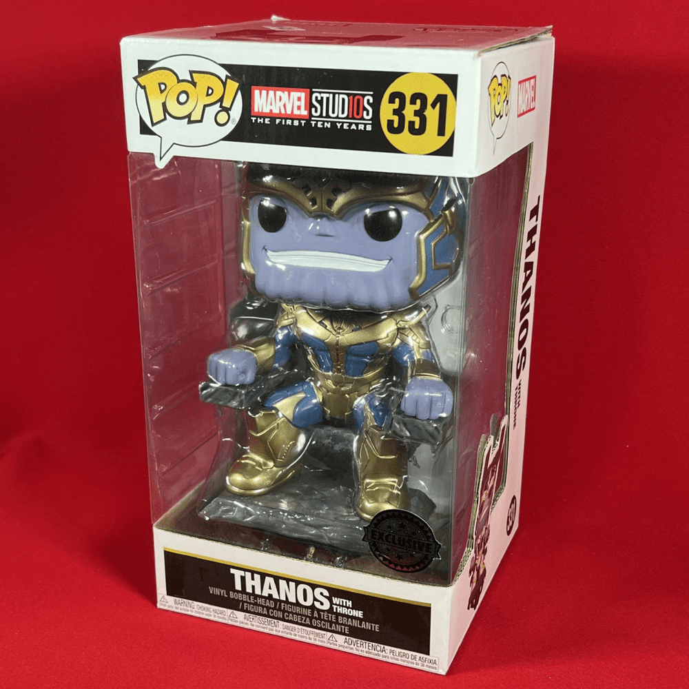 POP！ 331 マーベル10周年 331 サノス 台座バージョン STICKEREDFUNKO_28720f1d-1a73-