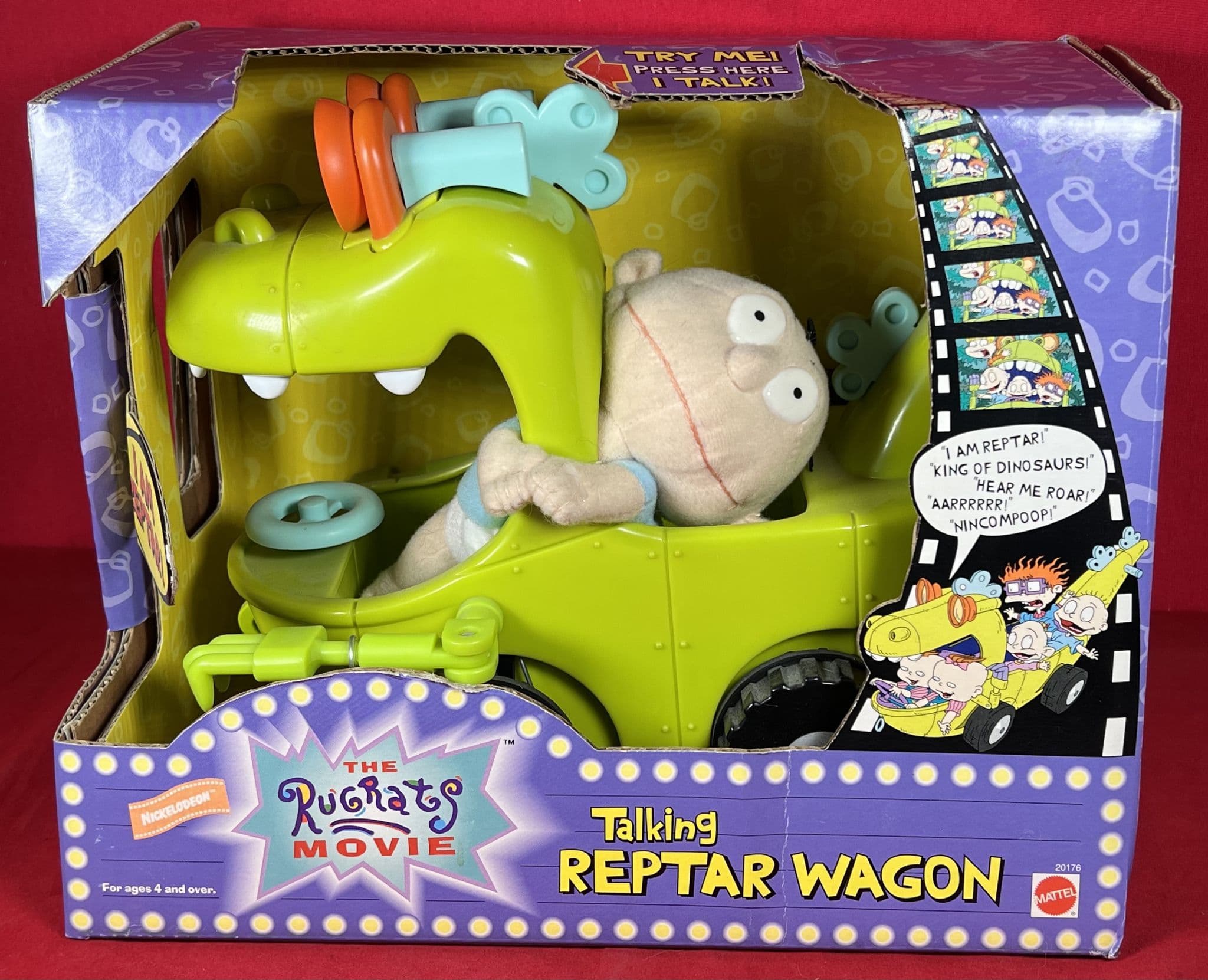 Rugrats Riding Raptor Rugrats Reptar Wagon
