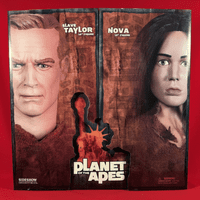 Sideshow Collectibles - Planet of the Apes: Slave Taylor & Nova - 12-Inch Figures - Sealed in Box