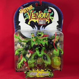 Spider-Man - Venom Planet of the Symbiotes: Venom The Madness (Neon Green) - Sealed on Card!