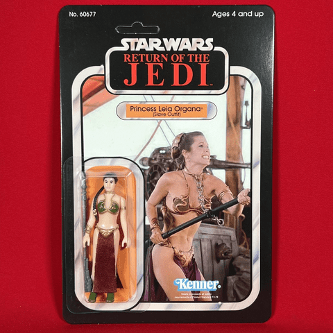 STAN SOLO - Star Wars: Princess Leia Organa Slave Outfit - Vintage Style Figure - Sealed on Card