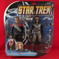 Star Trek Deep Space Nine: Chancellor Gowron & Lieutenant Commander Worf - Action Figures - Sealed