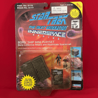 Star Trek The Next Generation - Innerspace Series: Borg Ship Mini Playset - Sealed on Card