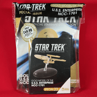Star Trek The Official Starships Collection Special #23 Gold Model of USS Enterprise NCC-1701