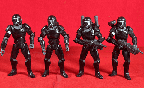 Star Wars 30th Anniversary Collection: Republic Elite Forces Omega Squad - Set of 4 Loose Figures