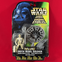 Star Wars Power of the Force: Hoth Rebel Soldier & Anti-Vehicle Laser Cannon - Damaged Packaging