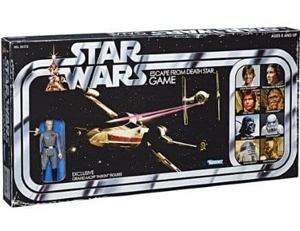 Star Wars Retro Collection: Escape From The Death Star Board Game & Grand Moff Tarkin 3.75