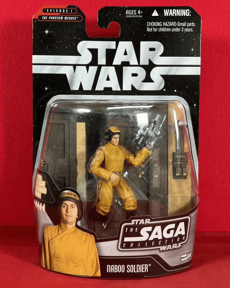 Star Wars Saga Collection Naboo Soldier Sealed on Card