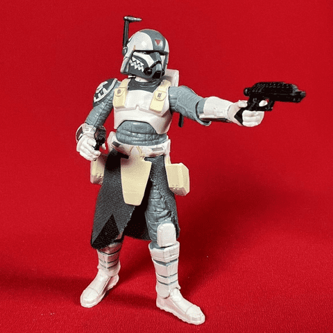 Star Wars The Black Series: Clone Commander Wolffe  - Complete Loose Action Figure