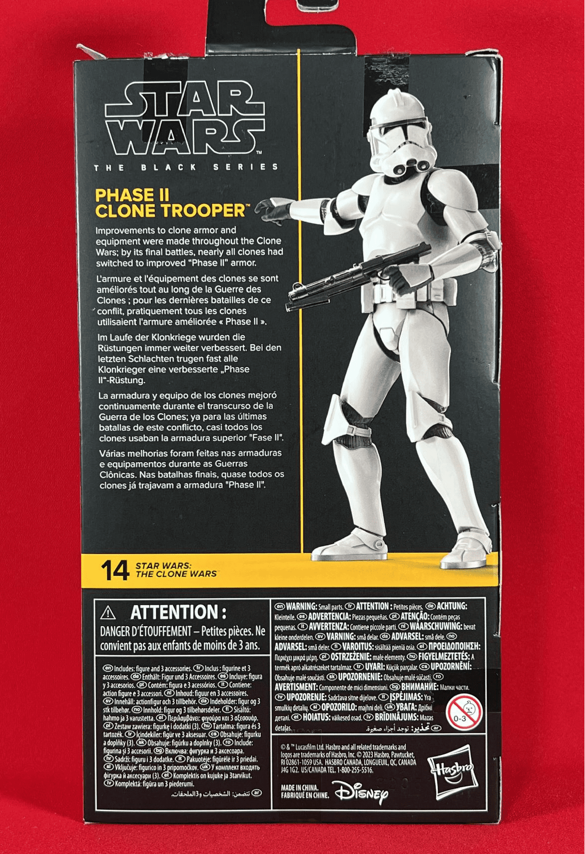 Star Wars The Black Series Phase II Clone Trooper - Complete In Box