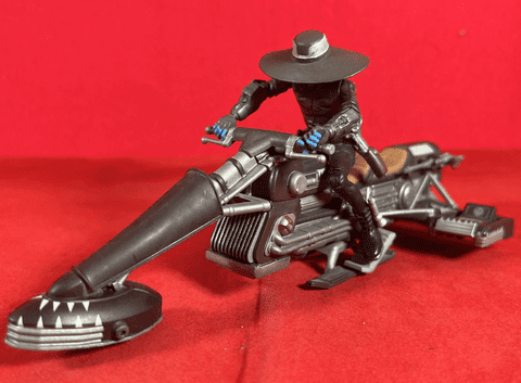 Star Wars The Clone Wars: Pirate Speeder Bike with Cad Bane - Complete Loose Vehicle & Figure