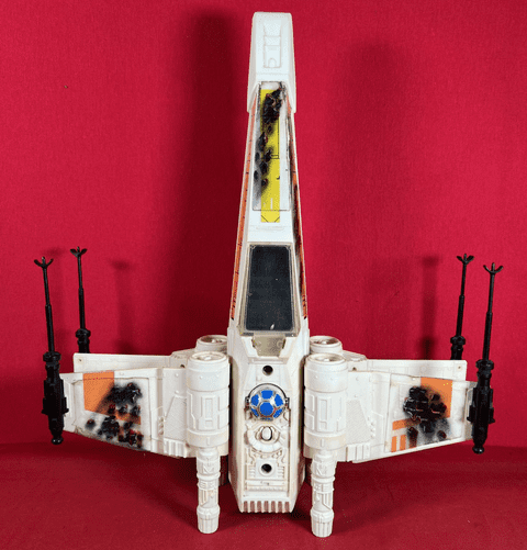 Star Wars Vintage: 'Battle Damaged' X-Wing Fighter - Complete Loose Vehicle